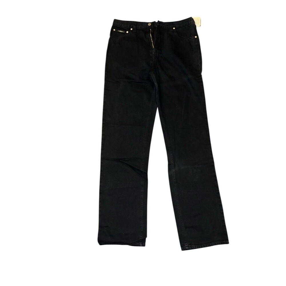 Hugo Boss Men's Straight Jeans in Black